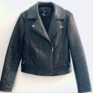 Forever 21 Black Moto Jacket Medium NWOT